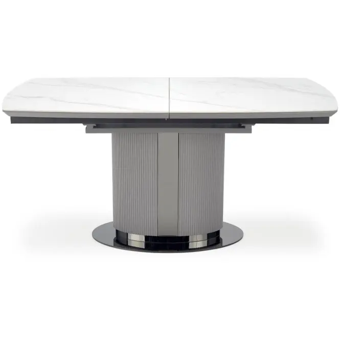 Stôl Dancan 90x160 keramika/MDF – mramor/popol,7