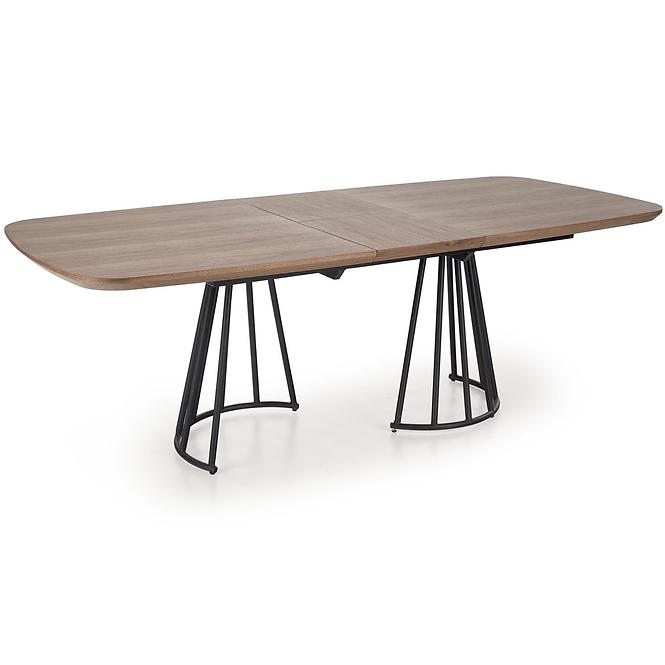 Stôl Everton mdf/oceľ – orech/čierna