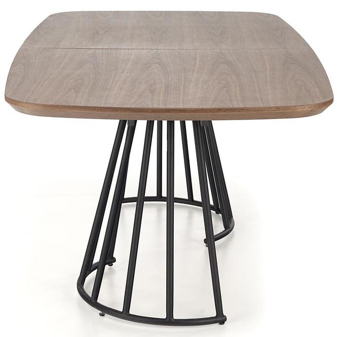 Stôl Everton mdf/oceľ – orech/čierna,4