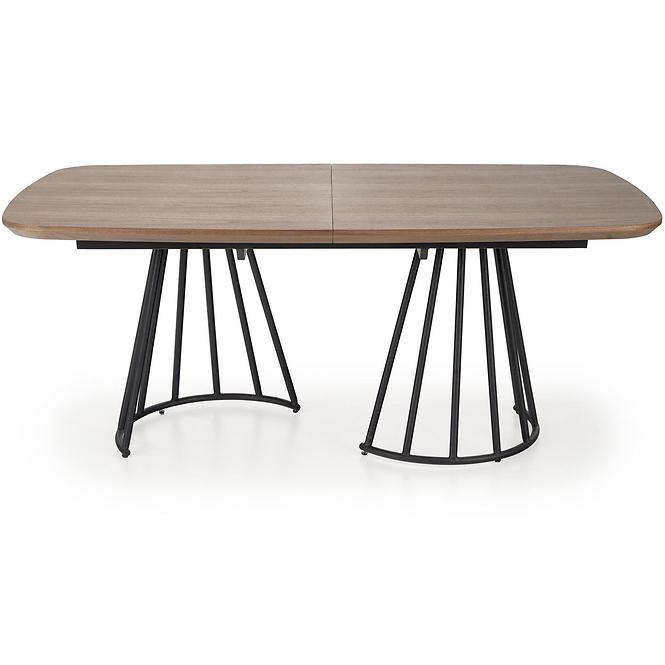 Stôl Everton mdf/oceľ – orech/čierna