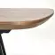 Stôl Everton mdf/oceľ – orech/čierna,7
