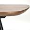 Stôl Everton mdf/oceľ – orech/čierna,7
