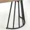Stôl Everton mdf/oceľ – orech/čierna,8