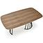 Stôl Everton mdf/oceľ – orech/čierna,9