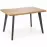 Stôl Dickson 2 88x150 mdf/oceľ – prirodzené/čierna