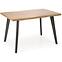 Stôl Dickson 2 88x150 mdf/oceľ – prirodzené/čierna