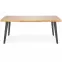 Stôl Dickson 2 88x150 mdf/oceľ – prirodzené/čierna,4