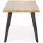 Stôl Dickson 2 88x150 mdf/oceľ – prirodzené/čierna,5