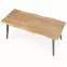 Stôl Dickson 2 88x150 mdf/oceľ – prirodzené/čierna,6