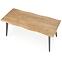Stôl Dickson 2 88x150 mdf/oceľ – prirodzené/čierna,6