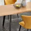 Stôl Dickson 2 88x150 mdf/oceľ – prirodzené/čierna,12