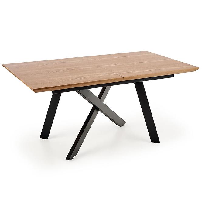 Stôl Capital 180x240 mdf/oceľ – dub zlatá/čierna