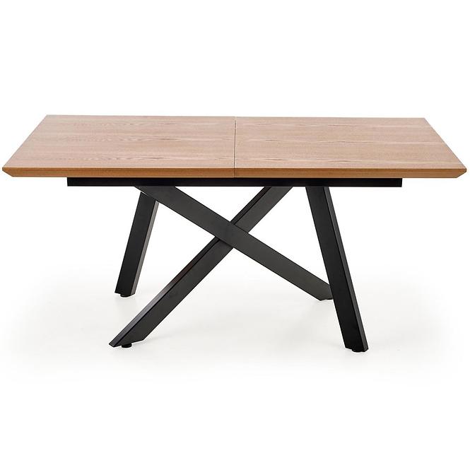 Stôl Capital 180x240 mdf/oceľ – dub zlatá/čierna