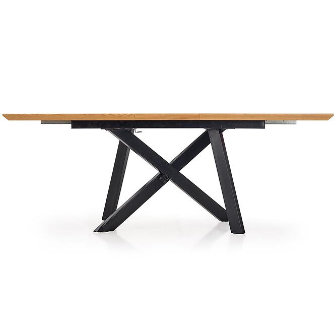 Stôl Capital 180x240 mdf/oceľ – dub zlatá/čierna,6