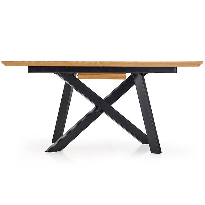 Stôl Capital 180x240 mdf/oceľ – dub zlatá/čierna
