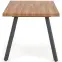 Stôl Berlin 90x160 mdf/oceľ – medový orech/čierna,3