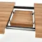 Stôl Berlin 90x160 mdf/oceľ – medový orech/čierna,5