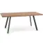 Stôl Berlin 90x160 mdf/oceľ – medový orech/čierna,7