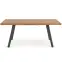 Stôl Berlin 90x160 mdf/oceľ – medový orech/čierna,10