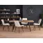 Stôl Berlin 90x160 mdf/oceľ – medový orech/čierna,16