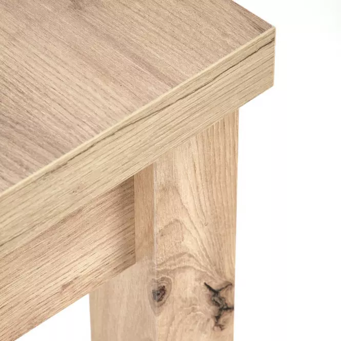 Stôl Tiago 90x90 doska/mdf – dub craft