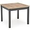 Stôl Tiago 90x90 doska/mdf – dub craft/čierna
