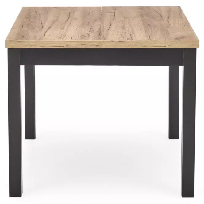 Stôl Tiago 90x90 doska/mdf – dub craft/čierna