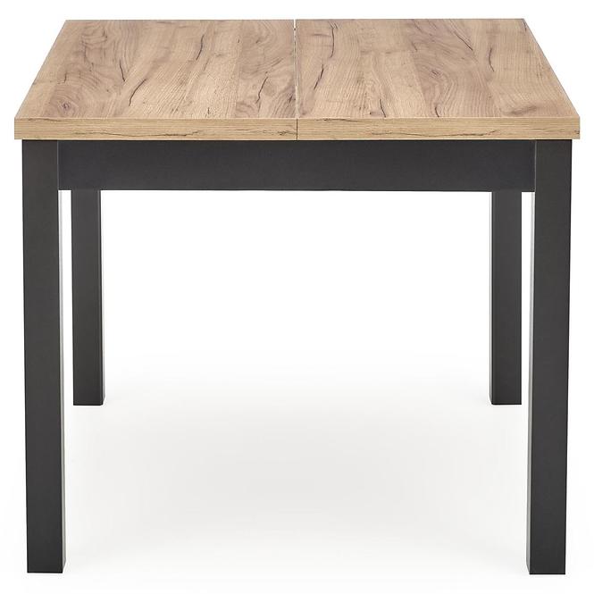 Stôl Tiago 90x90 doska/mdf – dub craft/čierna