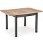 Stôl Tiago 90x90 doska/mdf – dub craft/čierna,4