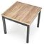 Stôl Tiago 90x90 doska/mdf – dub craft/čierna,8