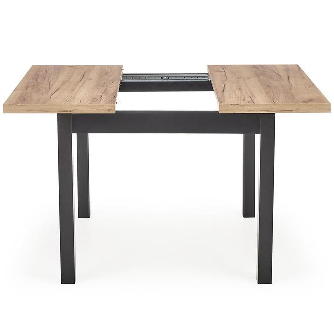Stôl Tiago 90x90 doska/mdf – dub craft/čierna
