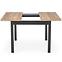 Stôl Tiago 90x90 doska/mdf – dub craft/čierna,9