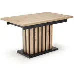 Stôl Lamello 80x130 doska – dub artisan/čierna