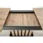 Stôl Lamello 80x130 doska – dub artisan/čierna,10