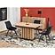 Stôl Lamello 80x130 doska – dub artisan/čierna,15