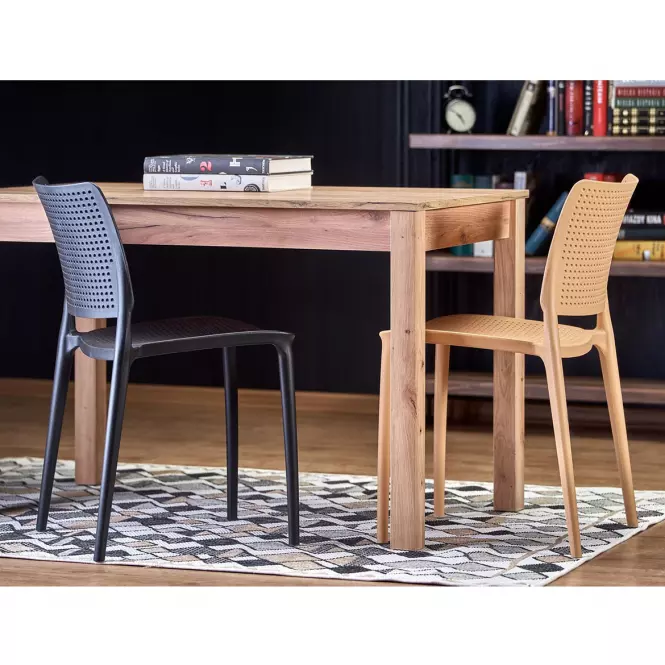 Stôl Ksawery 68x120 doska/mdf – dub craft