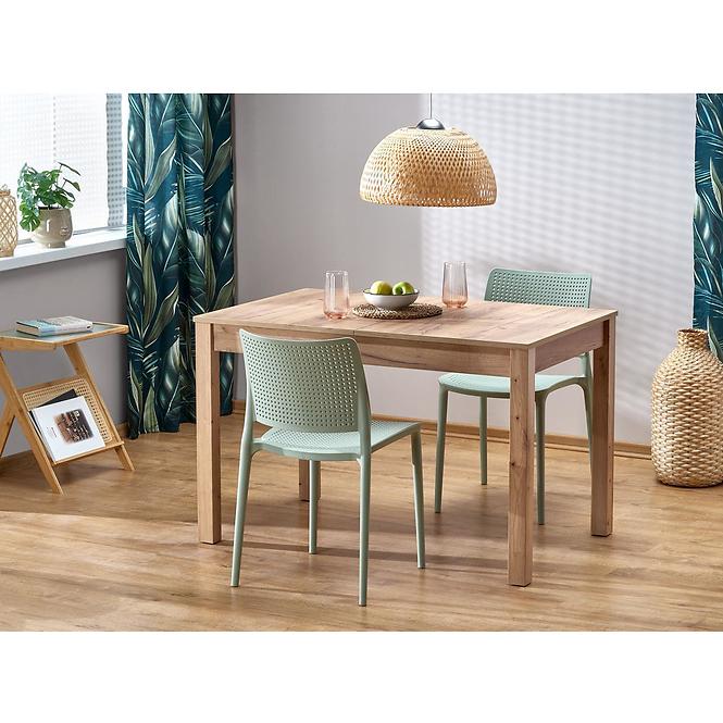 Stôl Maurycy 75x118 doska/mdf – dub craft