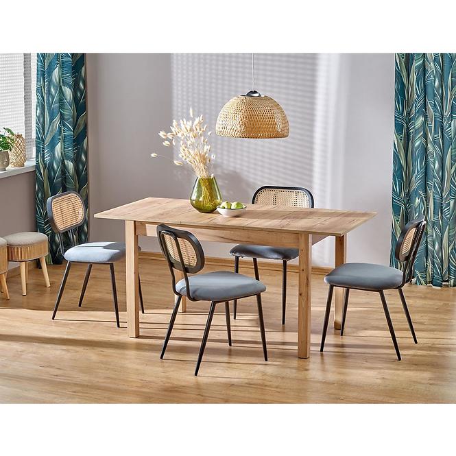 Stôl Maurycy 75x118 doska/mdf – dub craft