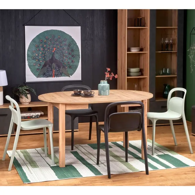 Stôl Ringo 102x142 doska/mdf – dub craft,10