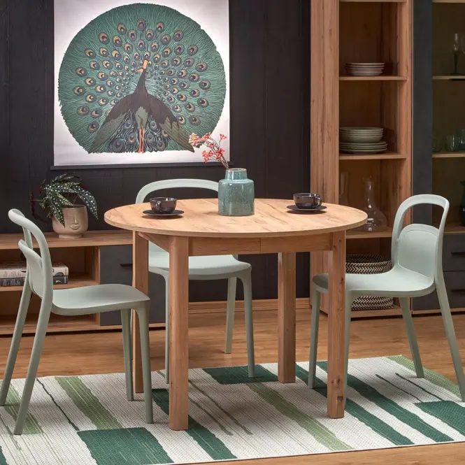 Stôl Ringo 102x142 doska/mdf – dub craft,11