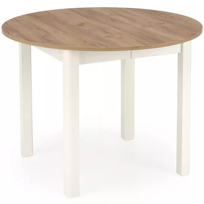 Stôl Ringo 102x142 doska/mdf – dub craft/biela