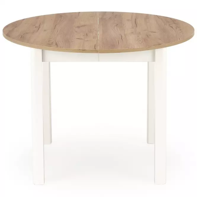 Stôl Ringo 102x142 doska/mdf – dub craft/biela