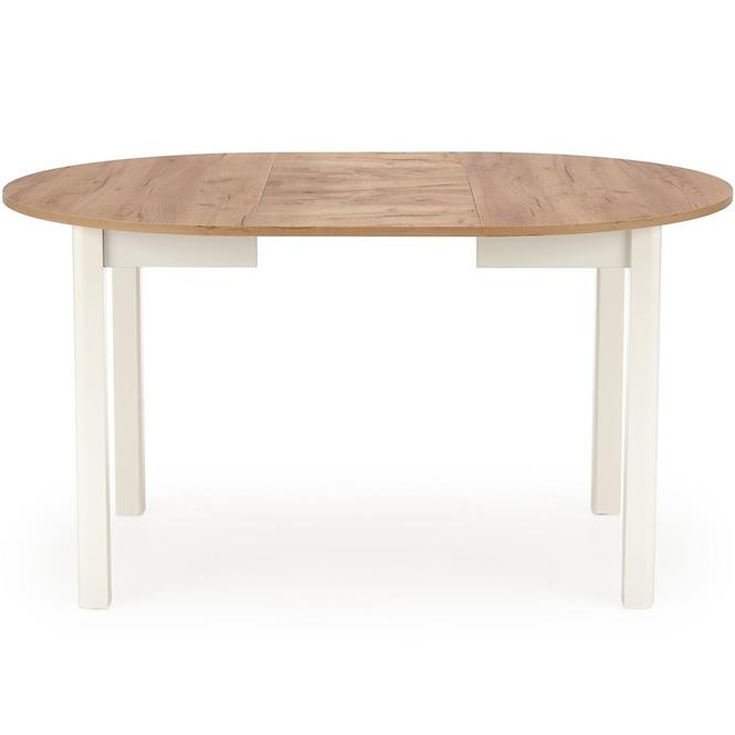 Stôl Ringo 102x142 doska/mdf – dub craft/biela