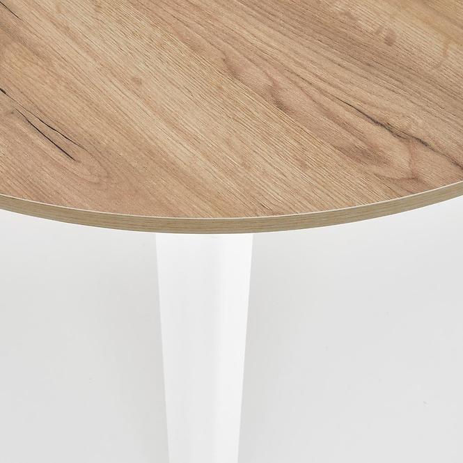 Stôl Ringo 102x142 doska/mdf – dub craft/biela