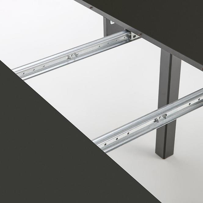 Stôl Ringo 102x142 doska/mdf – čierna