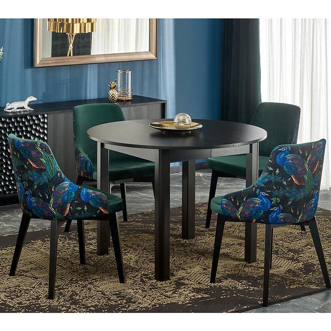 Stôl Ringo 102x142 doska/mdf – čierna