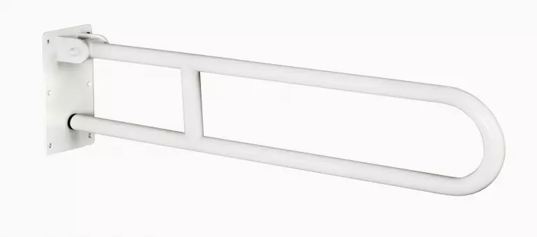 Podperné držadlo sklopné  "PRO" 700 mm biele