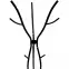 Vešiak kovový Chialina 9055 čierna,2
