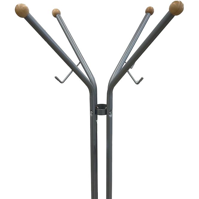 Vešiak kovový Stanghe 9062 striebro/prirodzené,2