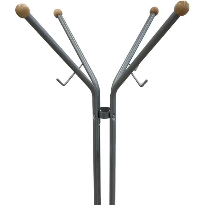 Vešiak Stanghe 9062 strieborný/dub,2